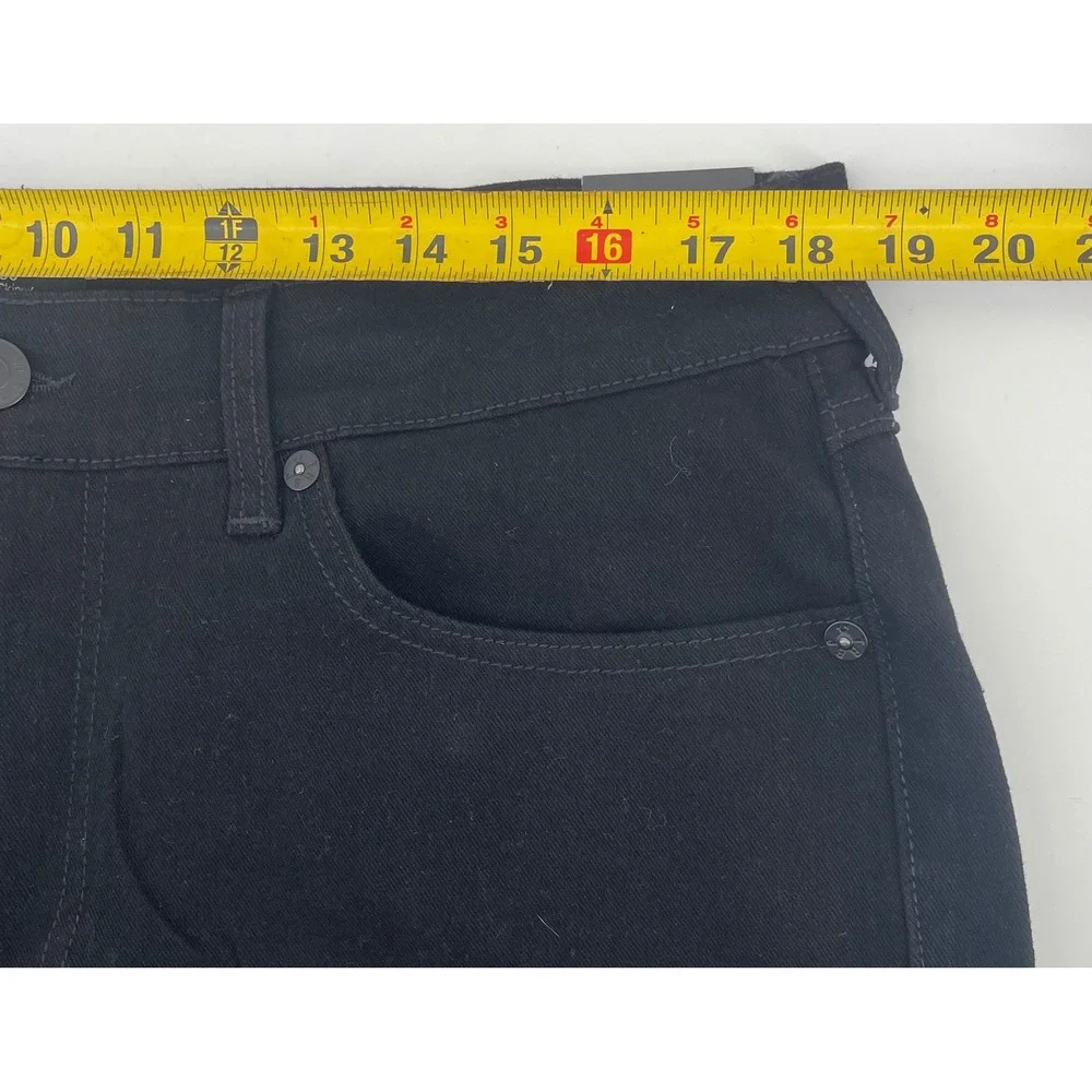 True Religion Rocco Relaxed Skinny Jeans Mens 36 Black Flap Pocket Hip Hop NWT